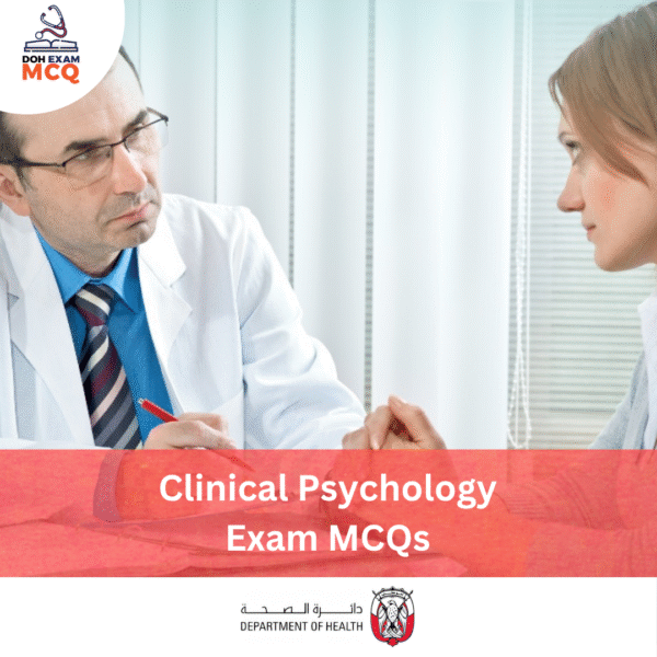 DOH Clinical Psychology Exam MCQs
