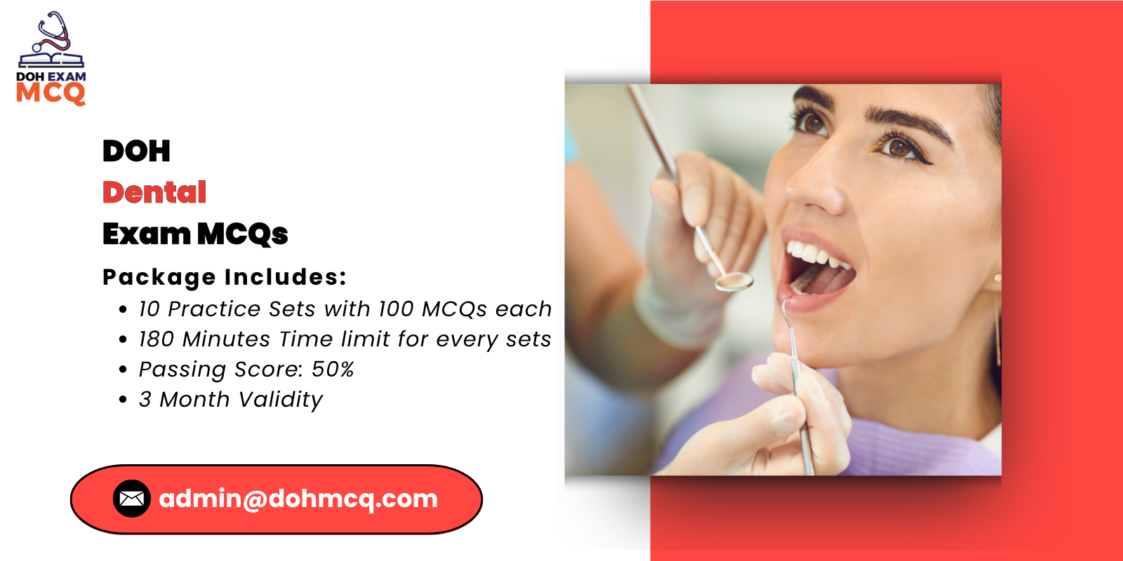 DOH Dental Exam MCQs