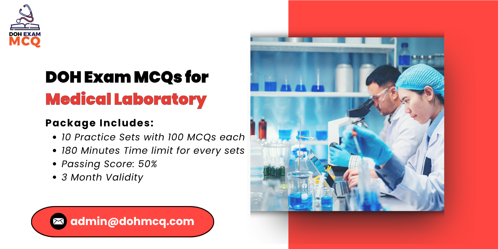 DOH Exam MCQs for Medical Laboratory