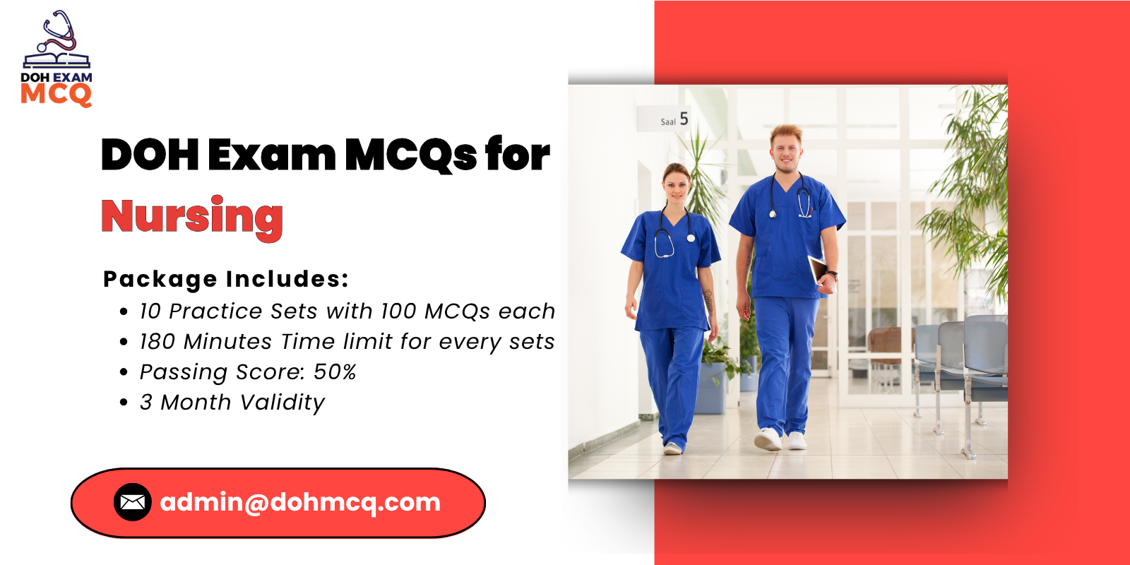 DOH Exam MCQs for Nursing