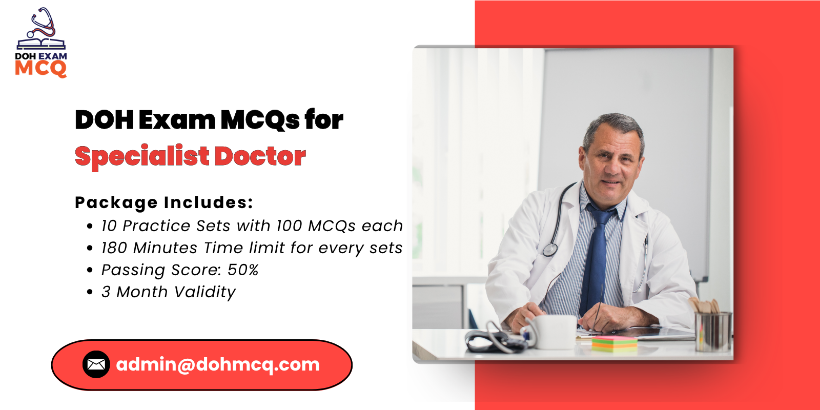 DOH Exam MCQs for Specialist Doctor