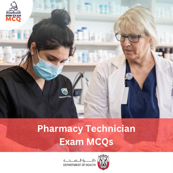 DOH Pharmacy Technician Exam MCQs