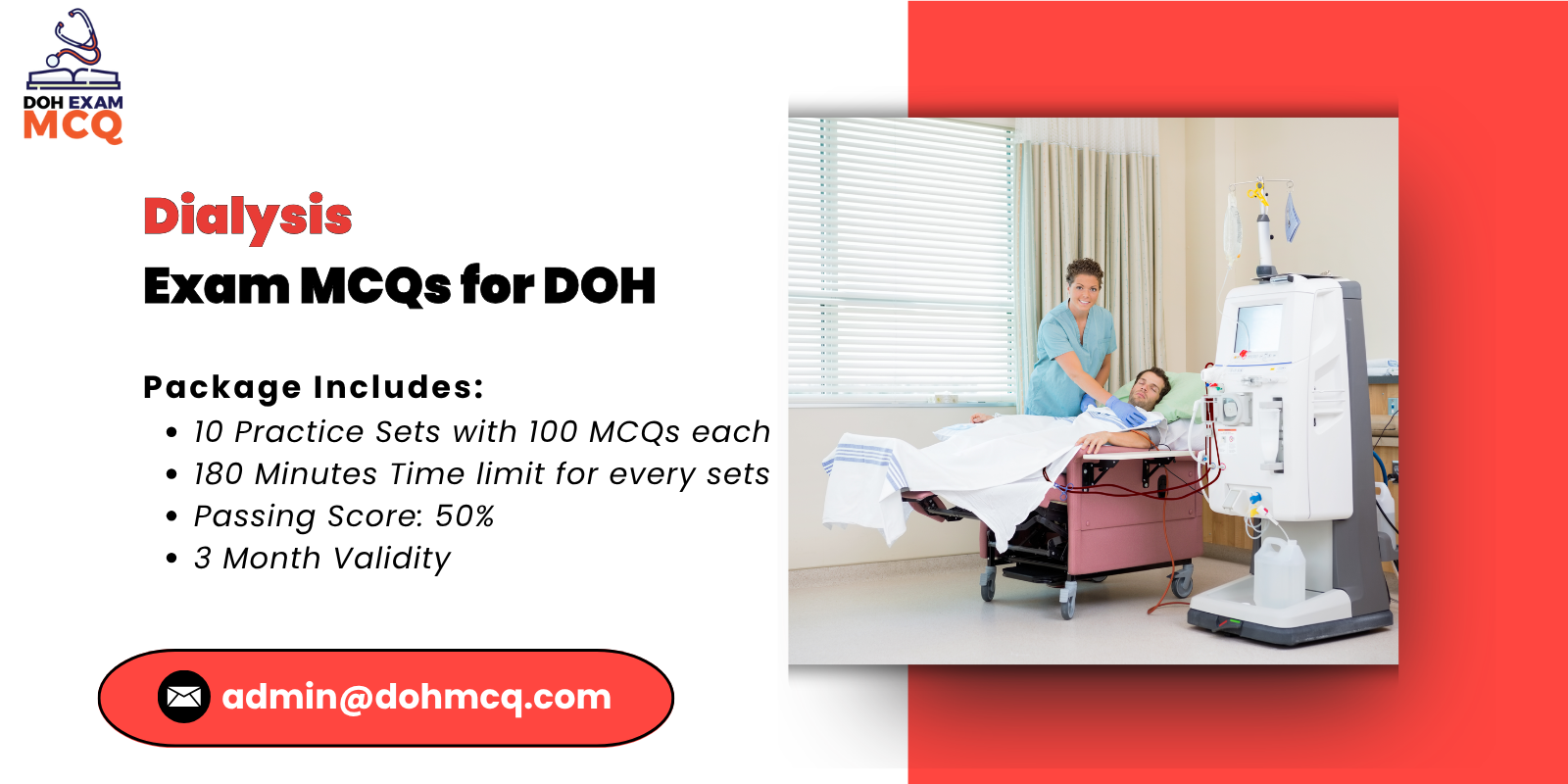 Dialysis Exam MCQs for DOH