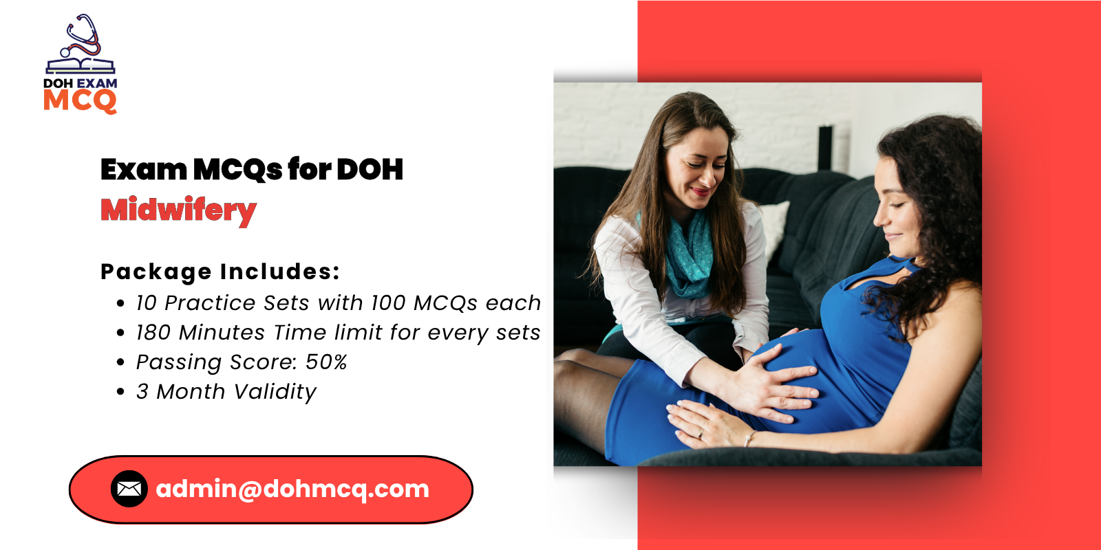 Exam MCQs for DOH midwifery