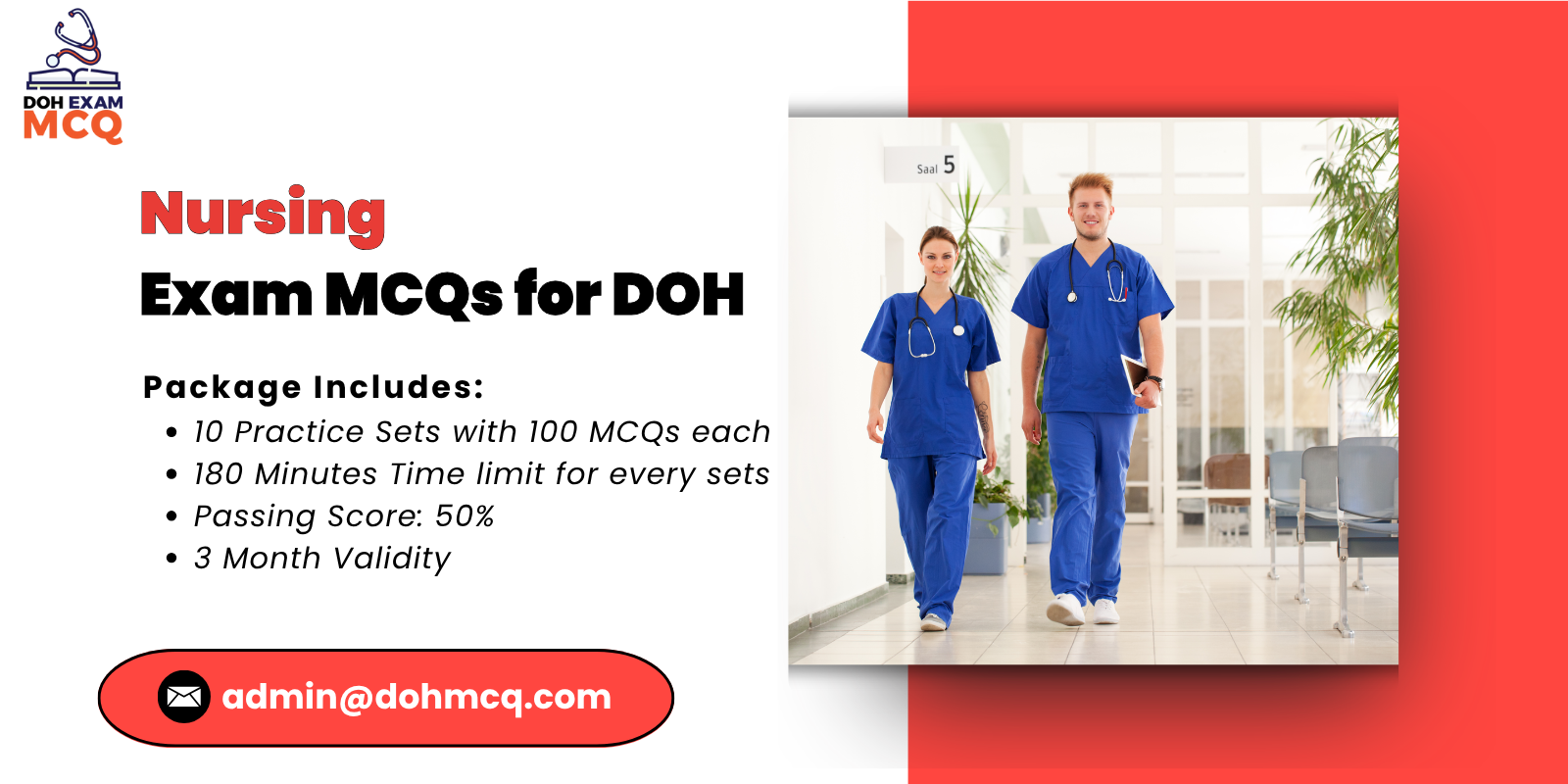Nursing Exam MCQs for DOH