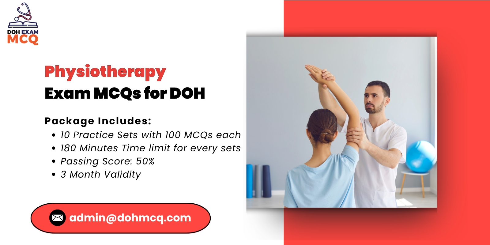Physiotherapy Exam MCQs for DOH