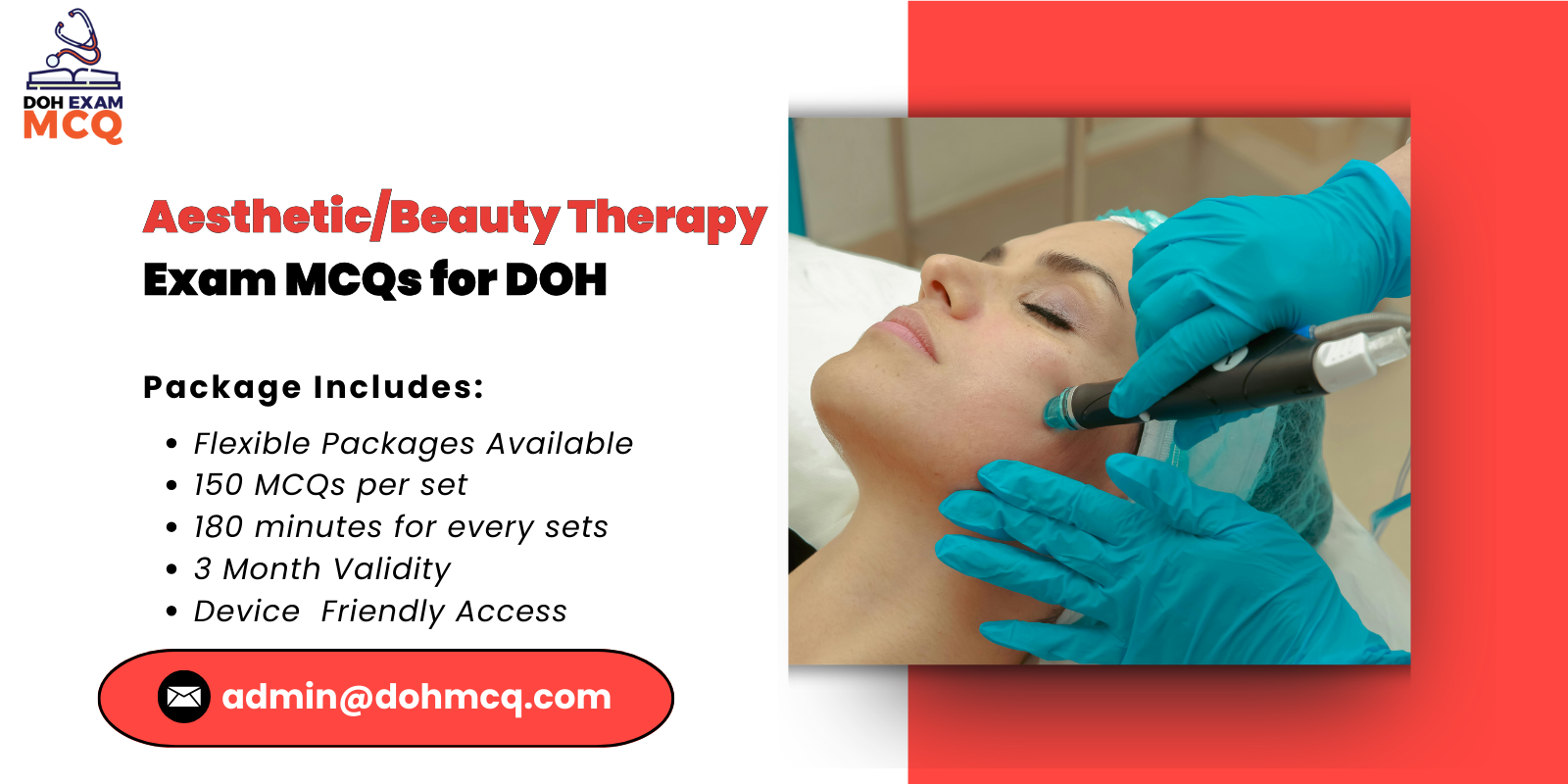 Aesthetic_Beauty Therapy Exam MCQs for DOH