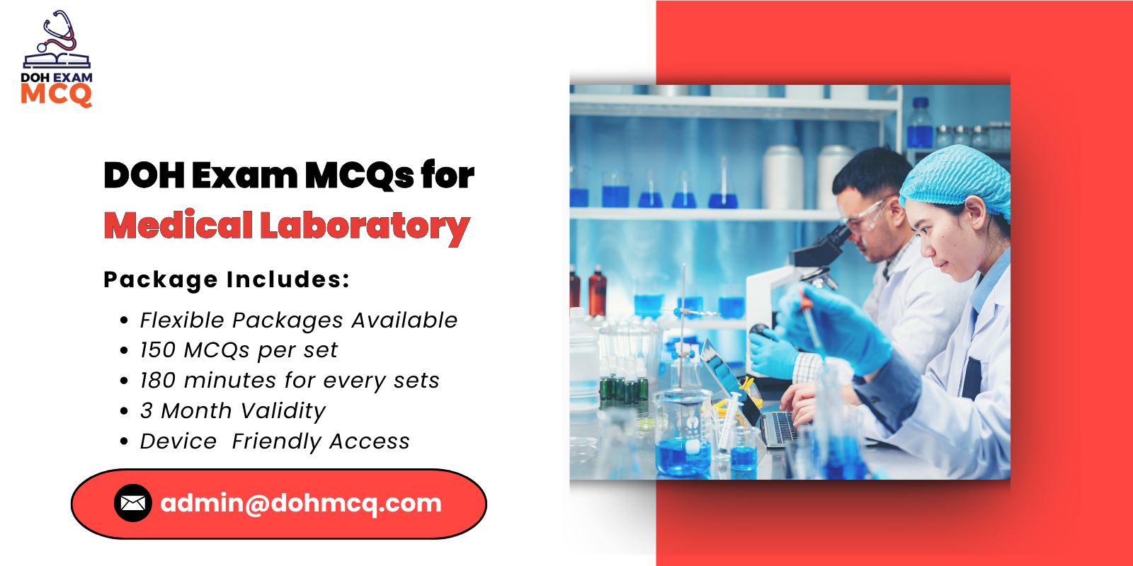 DOH Exam MCQs for Medical Laboratory