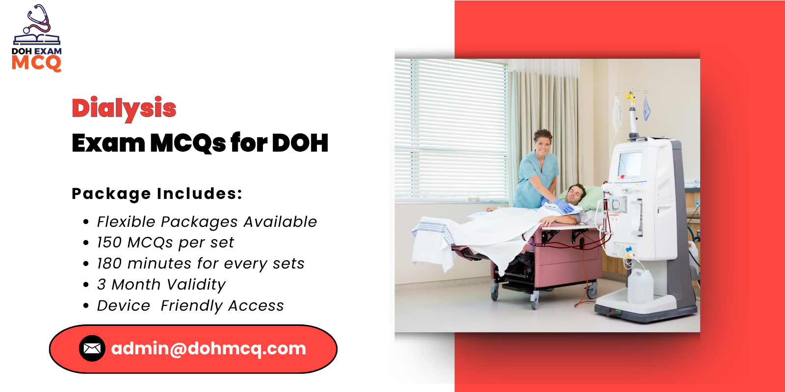 Dialysis Exam MCQs for DOH
